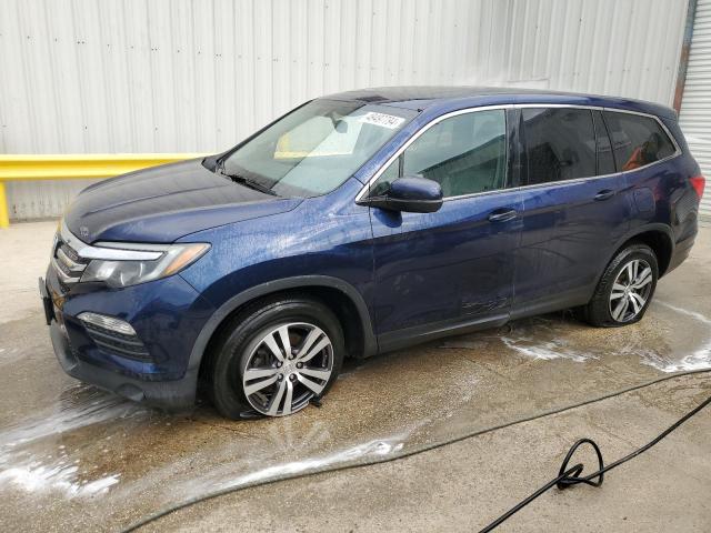 5FNYF6H78HB012027 - 2017 HONDA PILOT EXLN BLUE photo 1