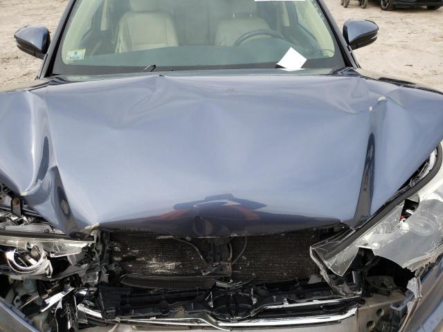 5TDJKRFHXFS099464 - 2015 TOYOTA HIGHLANDER XLE BLUE photo 12