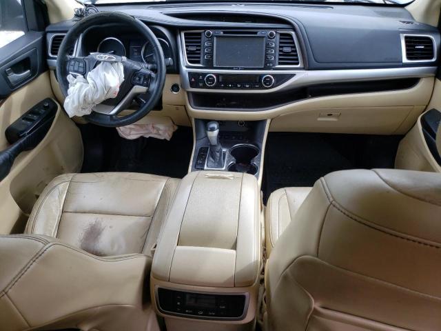 5TDJKRFHXFS099464 - 2015 TOYOTA HIGHLANDER XLE BLUE photo 8