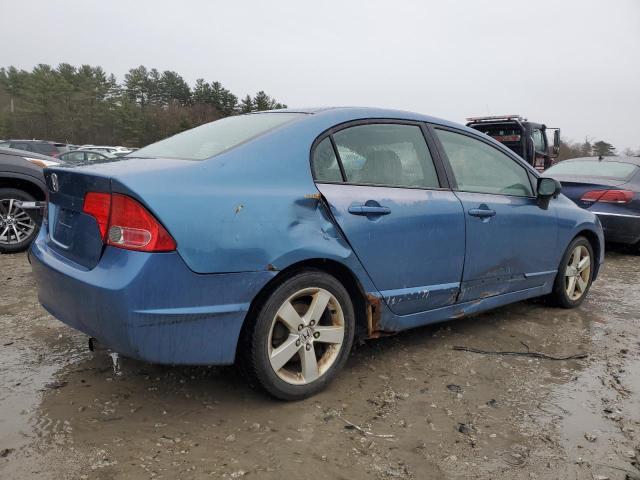 2HGFA16896H527020 - 2006 HONDA CIVIC EX BLUE photo 3