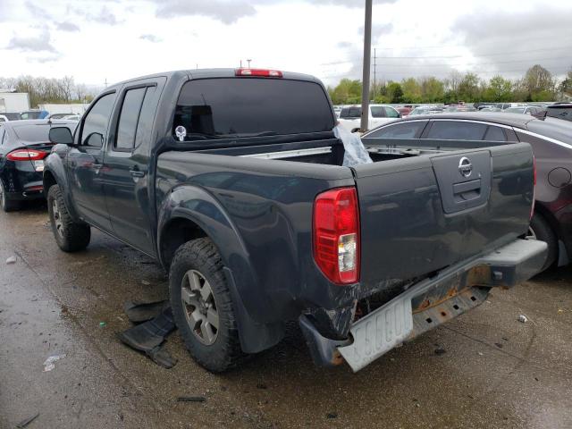 1N6AD0EV0AC430556 - 2010 NISSAN FRONTIER CREW CAB SE GRAY photo 2