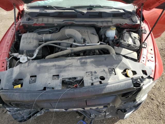 1C6RR7GT7KS725003 - 2019 RAM 1500 CLASS SLT წითელი ფოტო 11