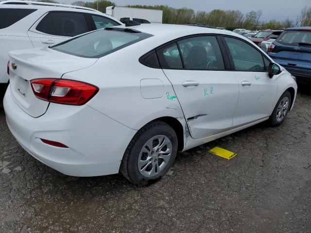 1G1BC5SM3K7151771 - 2019 CHEVROLET CRUZE LS WHITE photo 3