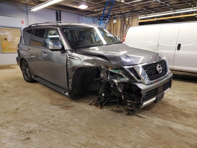 JN8AY2NE6J9732986 - 2018 NISSAN ARMADA PLATINUM GRAY photo 4