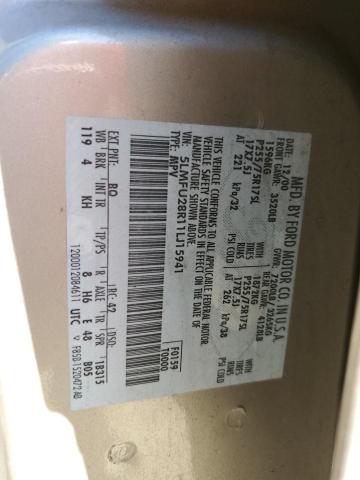 5LMFU28R11LJ15941 - 2001 LINCOLN NAVIGATOR ოქროსფერი ფოტო 13