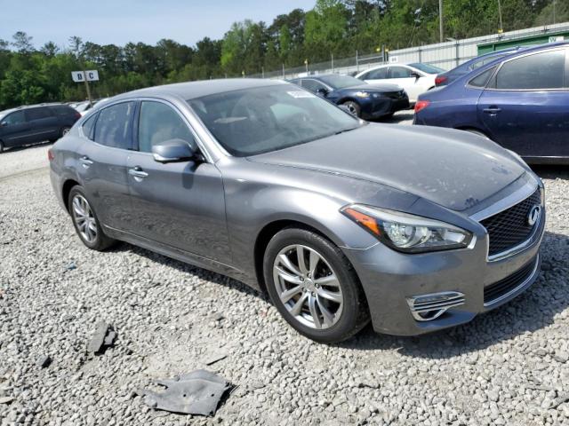 JN1BY1AP2FM540988 - 2015 INFINITI Q70 3.7 GRAY photo 4