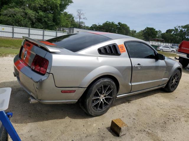 1ZVHT82H785203524 - 2008 FORD MUSTANG GT SILVER photo 3