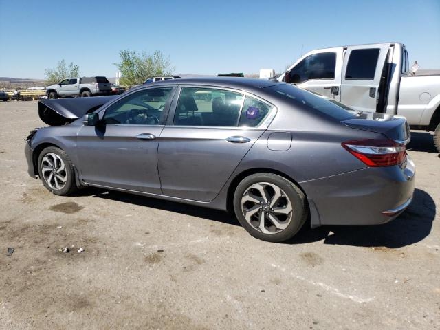 1HGCR2F07GA203608 - 2016 HONDA ACCORD EX GRAY photo 2