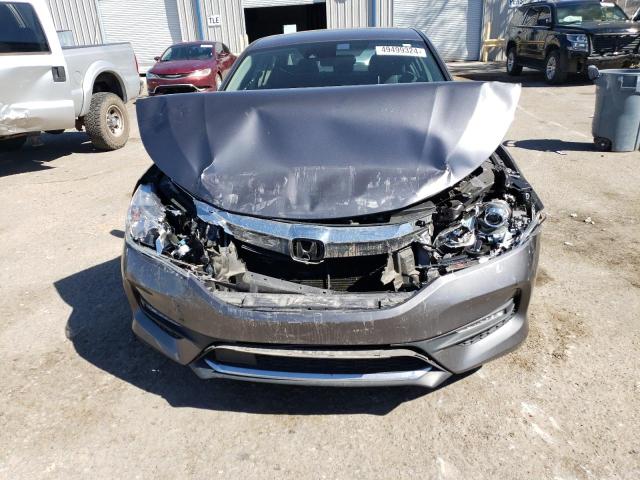 1HGCR2F07GA203608 - 2016 HONDA ACCORD EX GRAY photo 5