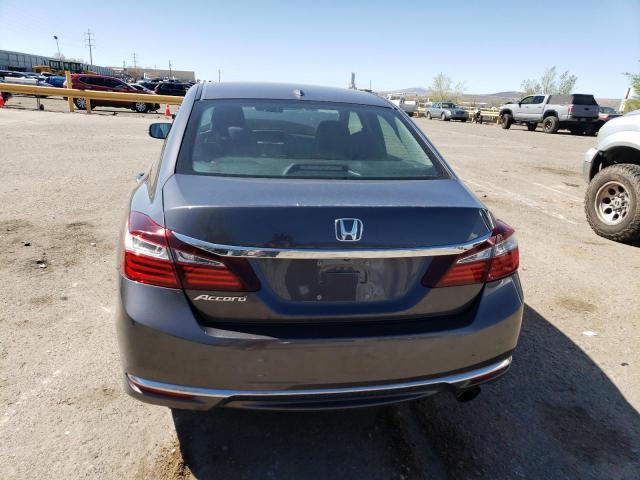 1HGCR2F07GA203608 - 2016 HONDA ACCORD EX GRAY photo 6