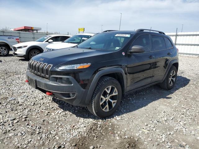 1C4PJMBB5HW513075 - 2017 JEEP CHEROKEE TRAILHAWK BLACK photo 1
