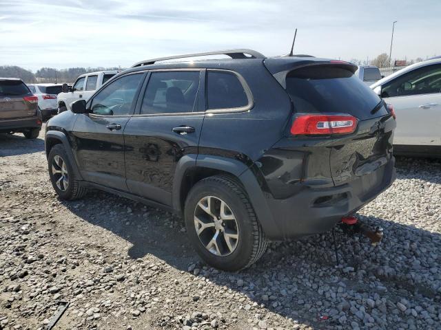 1C4PJMBB5HW513075 - 2017 JEEP CHEROKEE TRAILHAWK BLACK photo 2