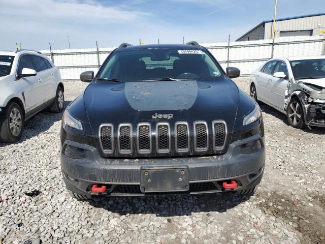 1C4PJMBB5HW513075 - 2017 JEEP CHEROKEE TRAILHAWK BLACK photo 5