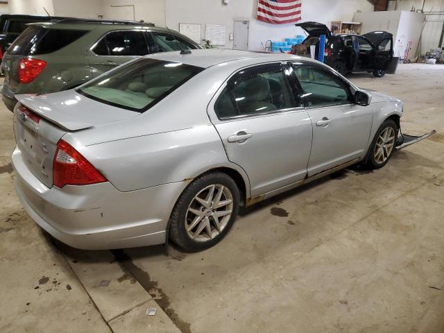 3FAHP0CG2AR152957 - 2010 FORD FUSION SEL SILVER photo 3