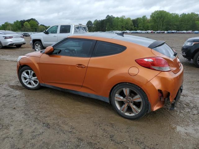 KMHTC6AD4DU111492 - 2013 HYUNDAI VELOSTER ORANGE photo 2