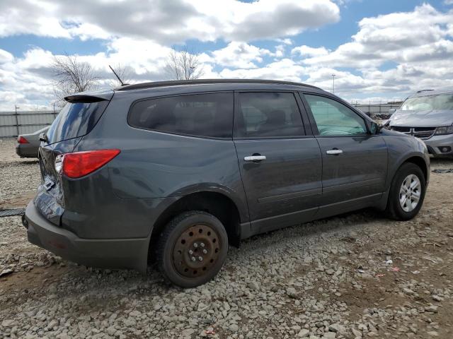 1GNKRFED4CJ410917 - 2012 CHEVROLET TRAVERSE LS GRAY photo 3