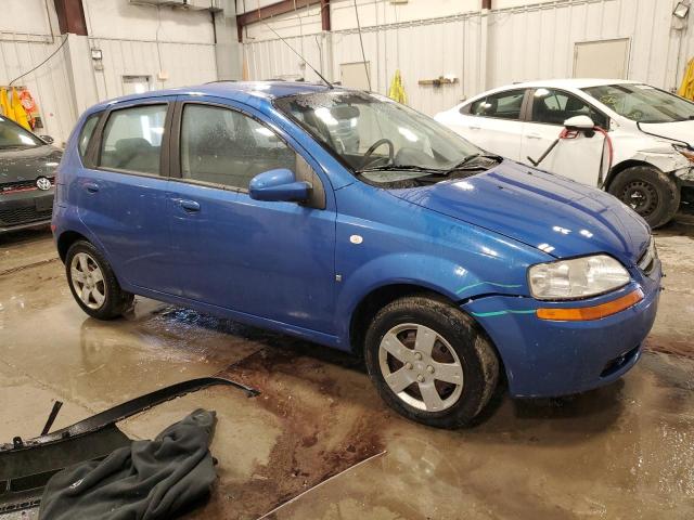 KL1TD66677B796266 - 2007 CHEVROLET AVEO BASE 蓝色 照片 4
