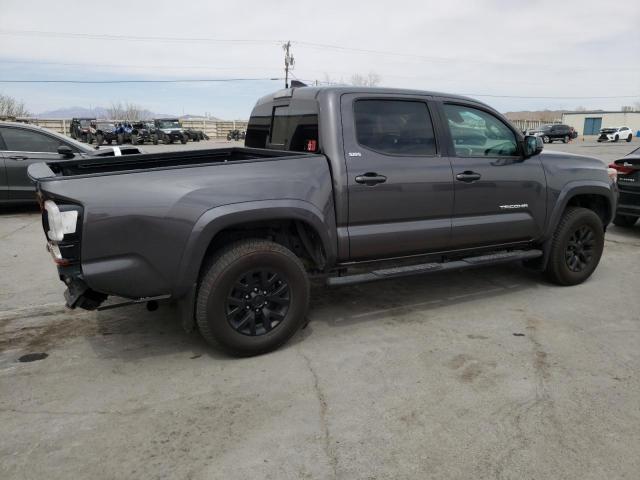 5TFAZ5CNXKX079671 - 2019 TOYOTA TACOMA DOUBLE CAB GRAY photo 3