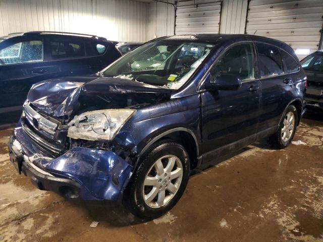 JHLRE48787C033406 - 2007 HONDA CR-V EXL BLUE photo 1