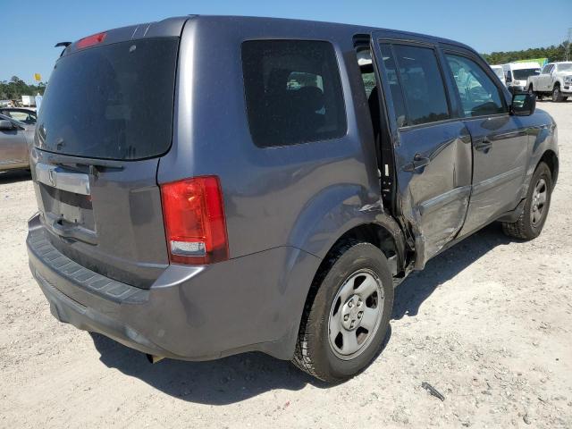 5FNYF3H22FB029535 - 2015 HONDA PILOT LX GRAY photo 3