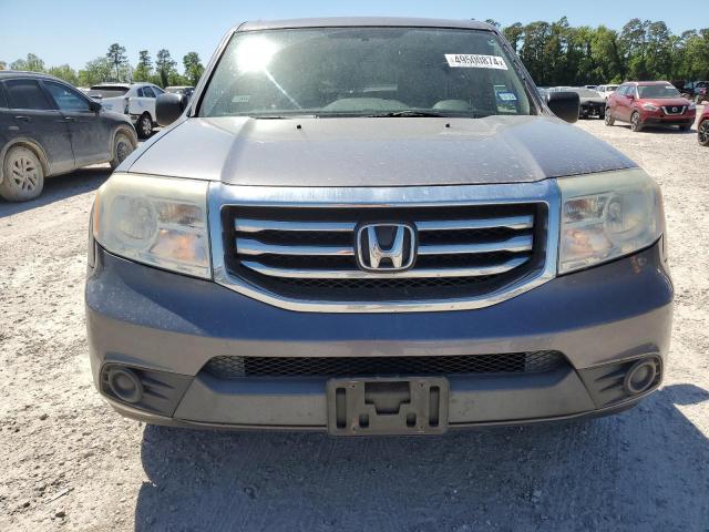 5FNYF3H22FB029535 - 2015 HONDA PILOT LX GRAY photo 5