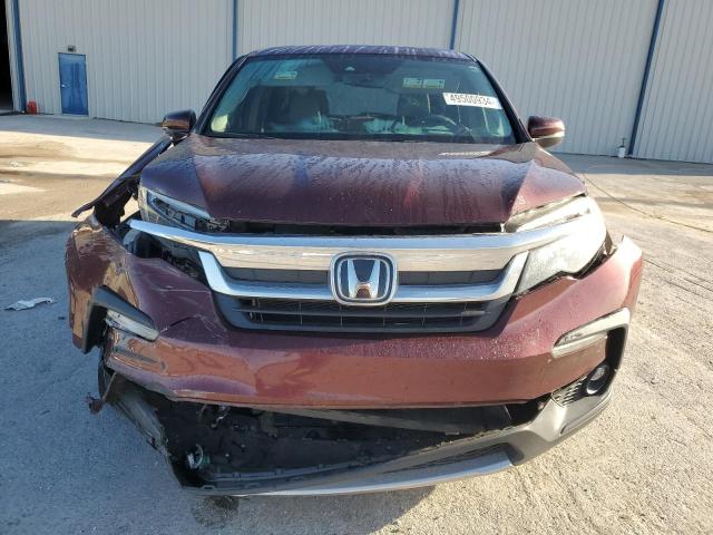 5FNYF5H53MB001052 - 2021 HONDA PILOT EXL BURGUNDY photo 5