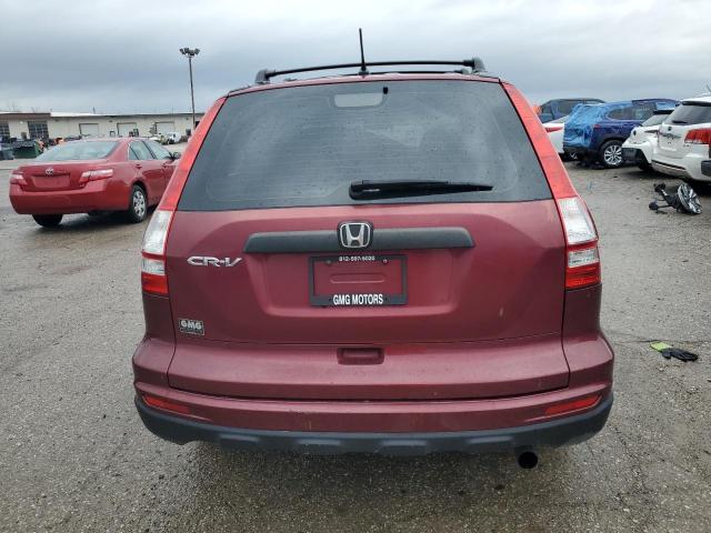 5J6RE3H31BL060583 - 2011 HONDA CR-V LX RED photo 6