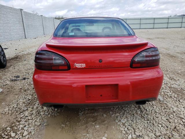 1G2WP52K0YF102669 - 2000 PONTIAC GRAND PRIX GT RED photo 6