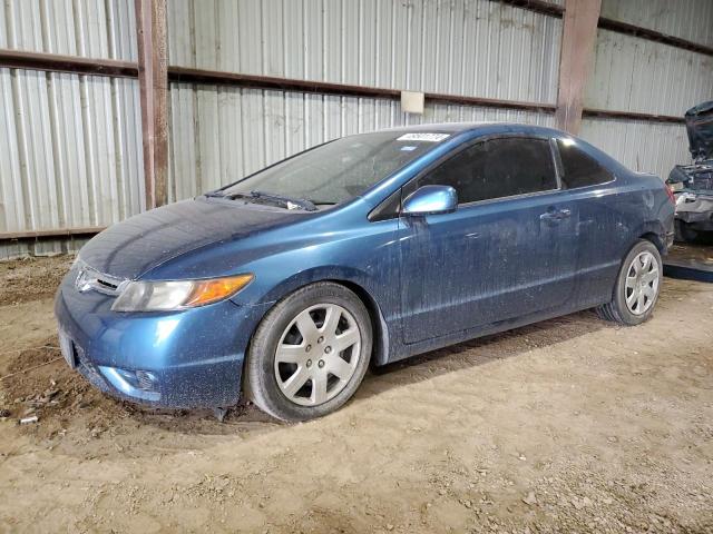 2HGFG12656H566710 - 2006 HONDA CIVIC LX BLUE photo 1