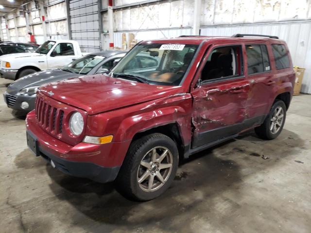 1C4NJRFBXCD525113 - 2012 JEEP PATRIOT LATITUDE BURGUNDY photo 1