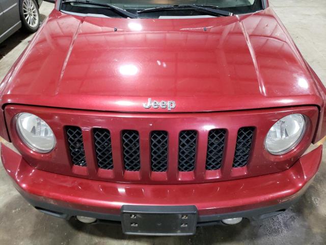 1C4NJRFBXCD525113 - 2012 JEEP PATRIOT LATITUDE BURGUNDY photo 11