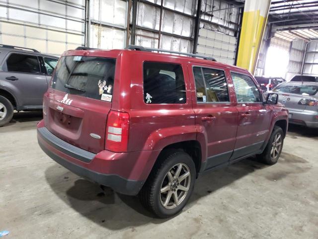 1C4NJRFBXCD525113 - 2012 JEEP PATRIOT LATITUDE BURGUNDY photo 3