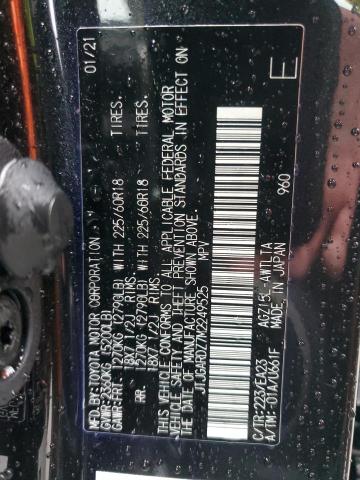 JTJGARDZ7M2249525 - 2021 LEXUS NX 300 BASE Qara foto 12