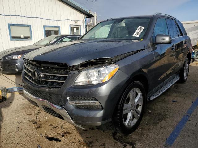 4JGDA5HB9EA418880 - 2014 MERCEDES-BENZ ML 350 4MATIC GRAY photo 1