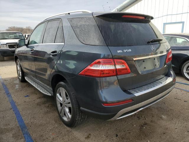 4JGDA5HB9EA418880 - 2014 MERCEDES-BENZ ML 350 4MATIC GRAY photo 2