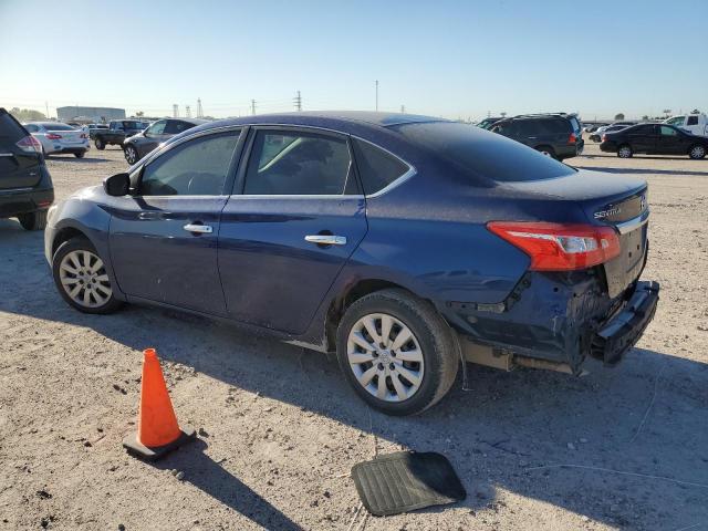 3N1AB7APXKY346412 - 2019 NISSAN SENTRA S BLUE photo 2