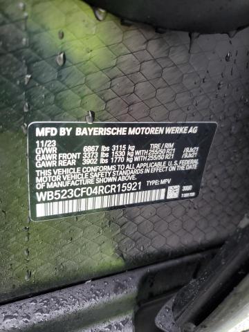 WB523CF04RCR15921 - 2024 BMW IX XDRIVE50 WHITE photo 13