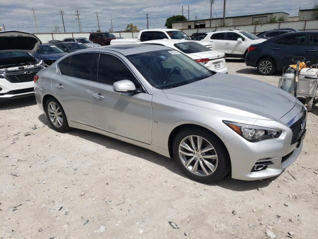 JN1BV7AP0FM345046 - 2015 INFINITI Q50 BASE SILVER photo 4