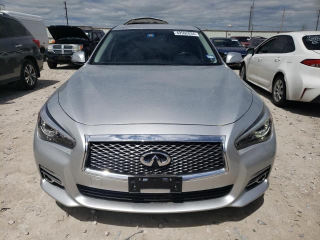 JN1BV7AP0FM345046 - 2015 INFINITI Q50 BASE SILVER photo 5