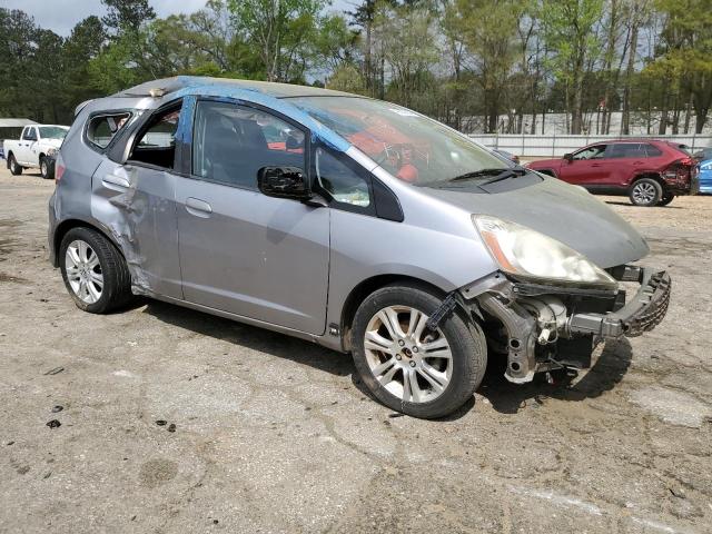 JHMGE88439S001293 - 2009 HONDA FIT SPORT GRAY photo 4