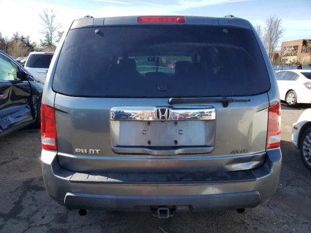 5FNYF48529B009855 - 2009 HONDA PILOT EXL GRAY photo 6