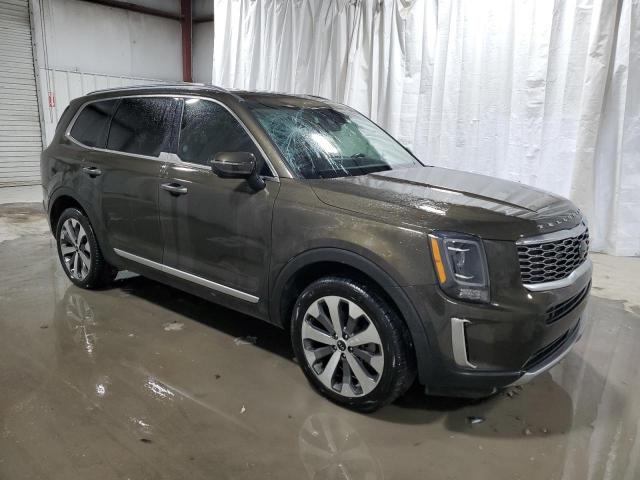 5XYP64HC2MG111958 - 2021 KIA TELLURIDE S BROWN photo 4