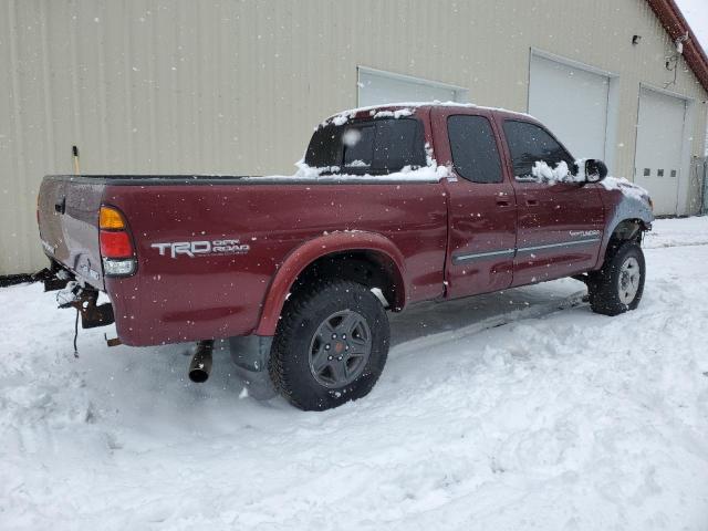 5TBBT44174S441324 - 2004 TOYOTA TUNDRA ACCESS CAB SR5 BURGUNDY photo 3