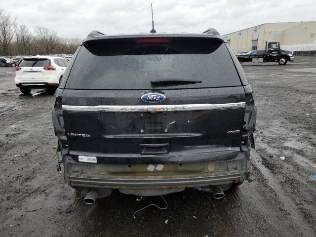 1FM5K8F8XFGA56258 - 2015 FORD EXPLORER LIMITED BLACK photo 6