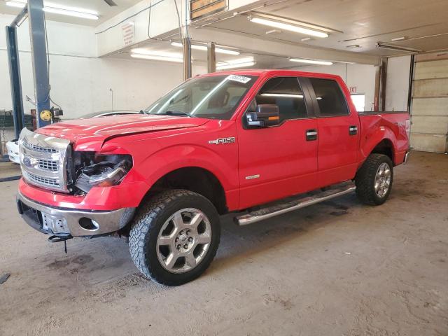 1FTFW1ET2EFA30171 - 2014 FORD F150 SUPERCREW RED photo 1