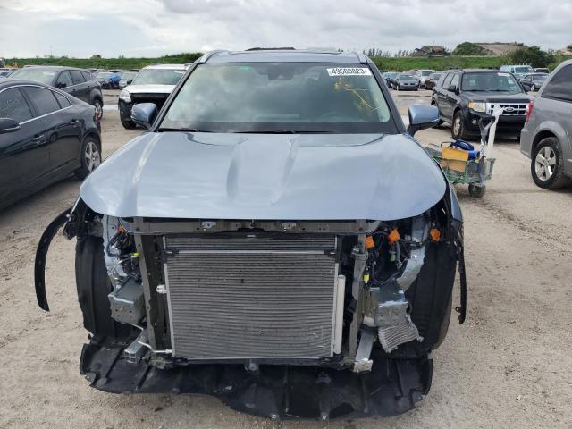 5TDHZRAH0NS133511 - 2022 TOYOTA HIGHLANDER XLE BLUE photo 5