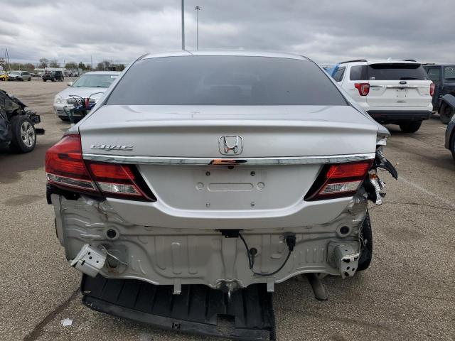 19XFB2F93EE265547 - 2014 HONDA CIVIC EXL Gümüş foto 6