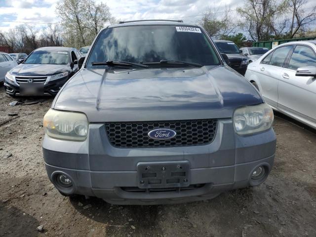 1FMCU03145KA74244 - 2005 FORD ESCAPE XLT GRAY photo 5