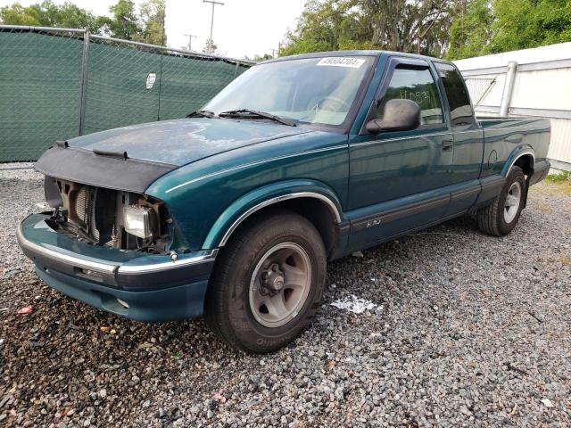 1GCCS19X5T8213397 - 1996 CHEVROLET S TRUCK S10 GREEN photo 1