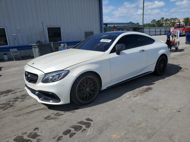 WDDWJ8HB9JF680982 - 2018 MERCEDES-BENZ C 63 AMG-S WHITE photo 1